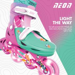 NEON COMBO ROLERI 34-37 FLORAL 