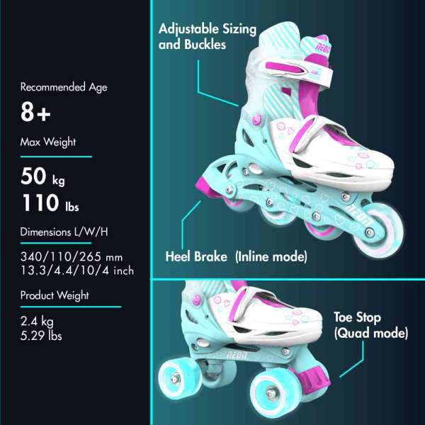 NEON COMBO ROLERI 30-33 TIR.PL 