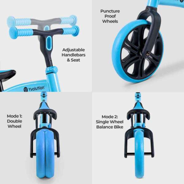 VELO JUNIOR BALANS BICIKL PLAV