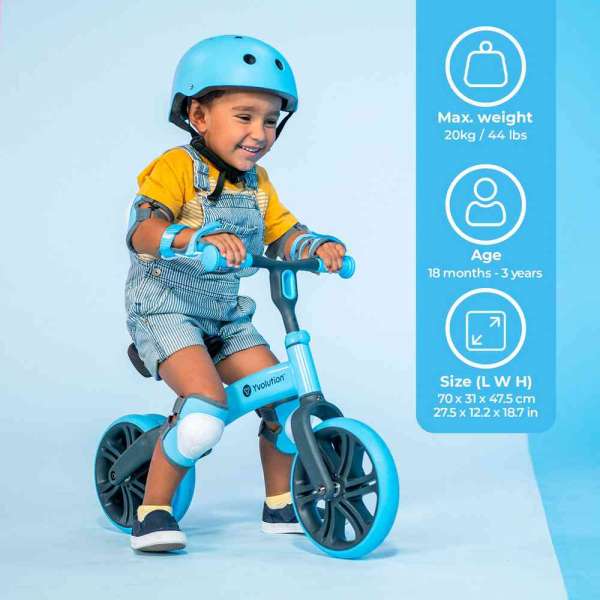 VELO JUNIOR BALANS BICIKL PLAV
