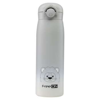 FREEON TERMOS BOCA LAV, 480 ML, GREY 