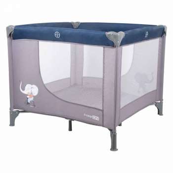 FREE ON SKLOPIVA OGRADICA KVADRATNA ELEPHANT GRAY - BLUE 