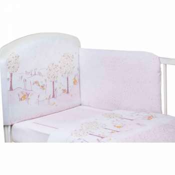 BUBABA POSTELJINA SET 3 DELA ZAIGRANI ZEKA ROZE 