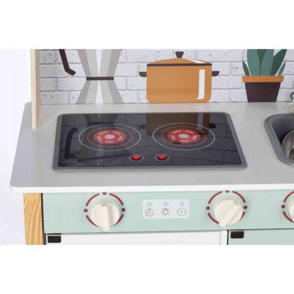 FREE2PLAY DRVENA KUHINJA SA SVIJETLOM I ZVUKOM 