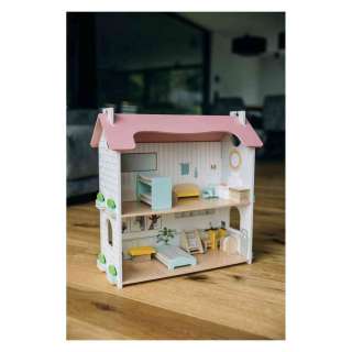 FREE2PLAY DRVENA KUĆICA ZA LUTKE S NAMJEŠTAJEM LOTTI 