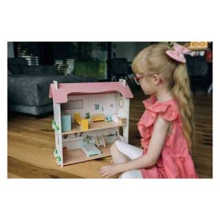 FREE2PLAY DRVENA KUĆICA ZA LUTKE S NAMJEŠTAJEM LOTTI 