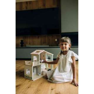 FREE2PLAY DRVENA KUĆICA ZA LUTKE S NAMJEŠTAJEM ELLA 