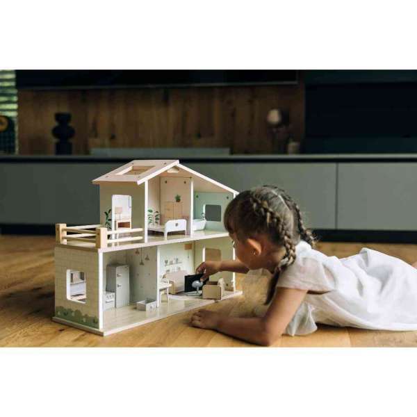 FREE2PLAY DRVENA KUĆICA ZA LUTKE S NAMJEŠTAJEM ELLA 