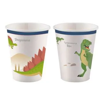 AMSCAN ČASA 250 ML DINOSAUR 8 KOM 