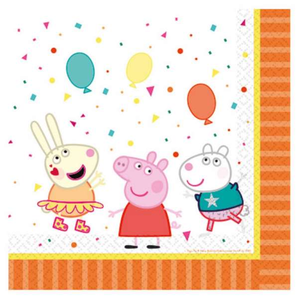 AMSCAN SALVETE PEPPA PIG 16 KOM 