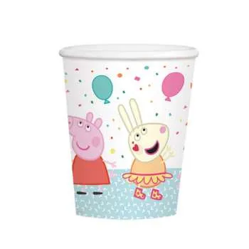 AMSCAN ČASA 250 ML PEPPA PIG 8 KOM 