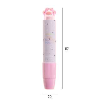 BACK2FUN GUMICA U OLOVCI PAW PINK 