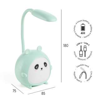 BACK2FUN LED LAMPA PANDA MIT 