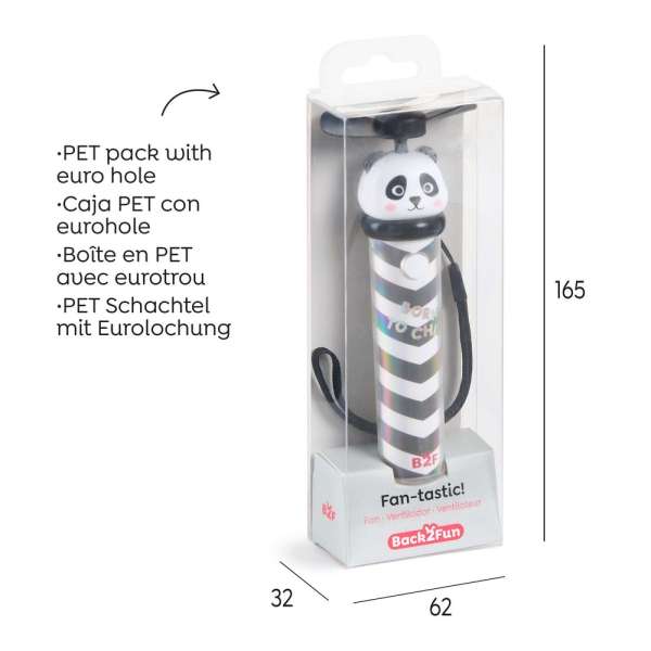 BACK2FUN MINI VENTILATOR PANDA 