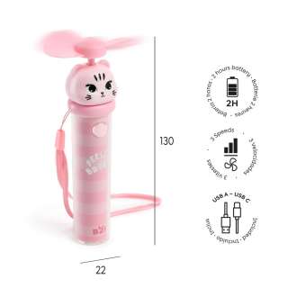 BACK2FUN MINI VENTILATOR KITTY 