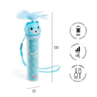 BACK2FUN MINI VENTILATOR TEDDY 