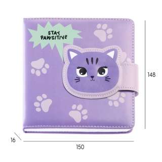 BACK2FUN NOTES PADDED MAGNET KITTY 