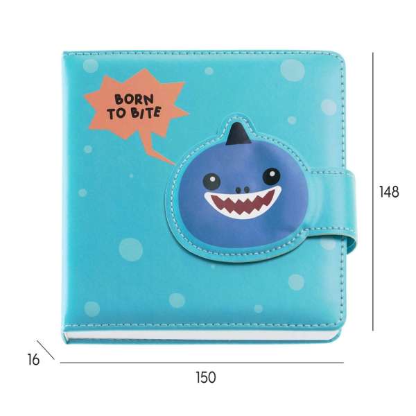 BACK2FUN NOTES PADDED MAGNET SHARK 