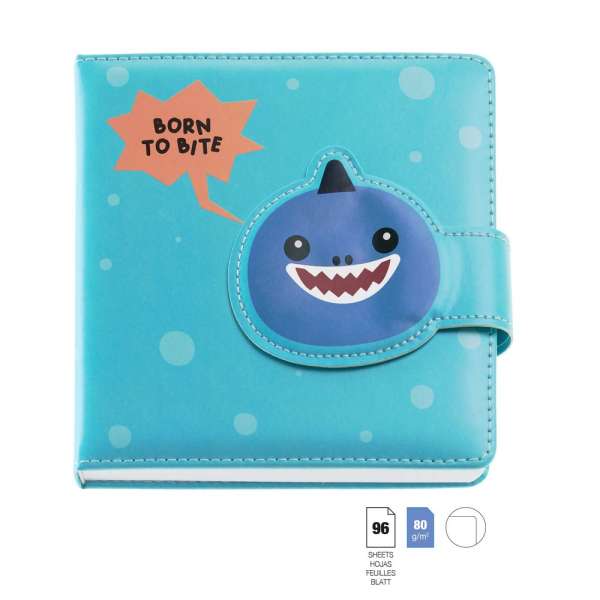 BACK2FUN NOTES PADDED MAGNET SHARK 