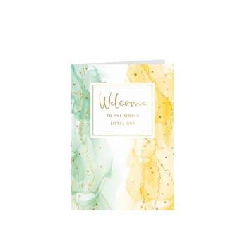 ART38991 GOLD RUSH cESTITKA WELCOME TO THE WORLD LITTLE ONE 
