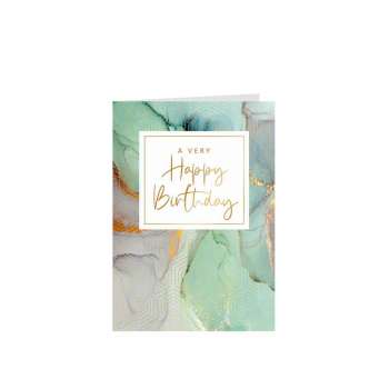 ART39080 GOLD RUSH cESTITKA A VERY HAPPY BIRTHDAY 