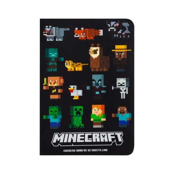 ASTRA SVESKA A5 32L DIKTO MINECRAFT 