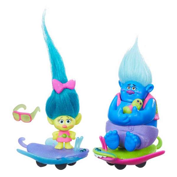TROLLS FIGURE NA SKITTER BOARDS 