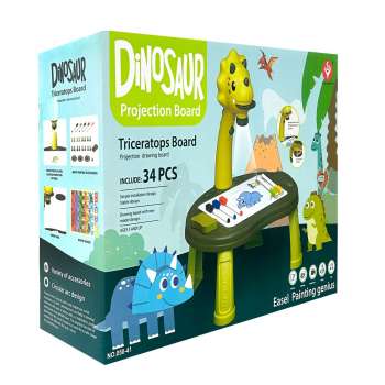 STARWOOD DINO ZELENI TRICERATOPS PROJEKTOR SET ZA IGRU 