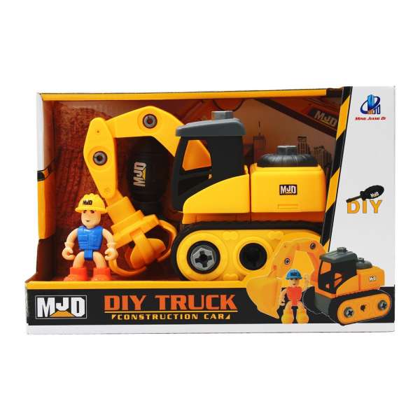 GRADJEVINSKO VOZILO I FIGURA RASKLOPIVI SET 