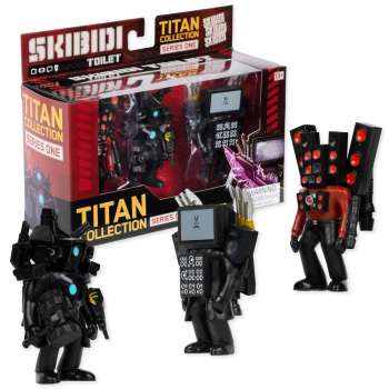 BONK13003 SKIBIDI TOILET TITAN 3 PACK 