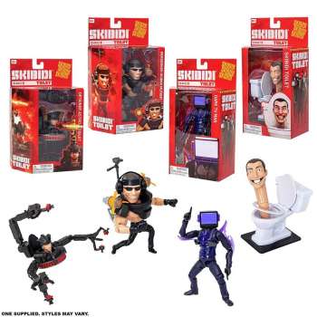 BONK1380 SKIBIDI TOILET DELUXE FIGURE ASST 