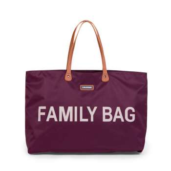 CHILDHOME FAMILY BAG NURSERY BAG  AUBERGINE 