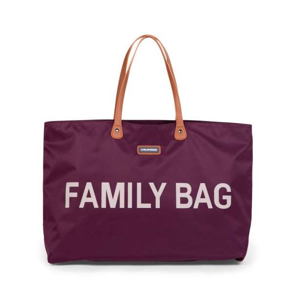 CHILDHOME FAMILY BAG NURSERY BAG AUBERGINE