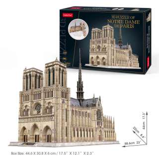 CBF202606 CUBIC FUN PUZZLE NOTRE DAME DE PARIS MC260h