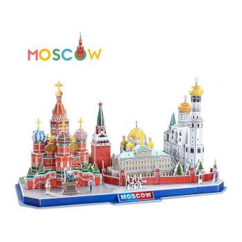 CUBICFUN PUZZLE CITY LINE MOSCOW MC266h 