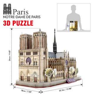 CUBICFUN PUZZLE NOTRE DAME DE PARIS