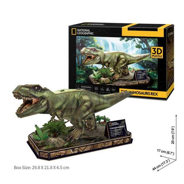 CUBICFUN PUZZLE T-REX DS1051H 