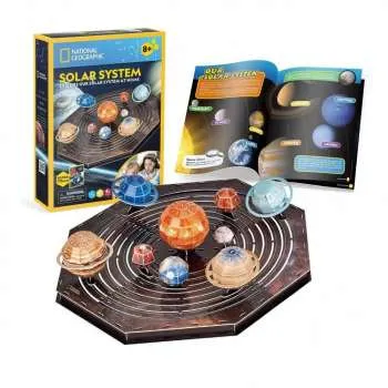 CBF210878 CUBIC FUN SOLARNI SISTEM 3D PUZZLE 
