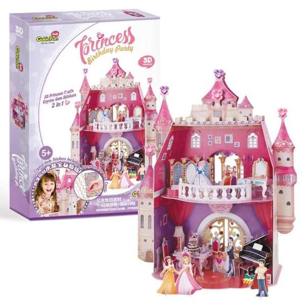 CUBICFUN PUZZLE PRINCESS BIRTHDAY E1622