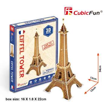 CUBICFUN PUZZLE EIFFEL TOWER S3006h 