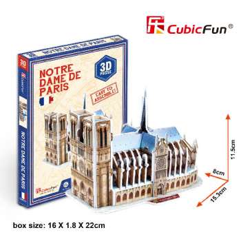 CUBICFUN PUZZLE NOTRE DAME DE PARIS S30 