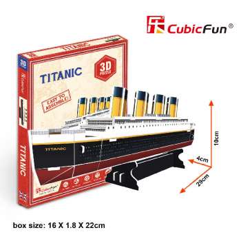 CUBICFUN PUZZLE TITANIC S3017h 