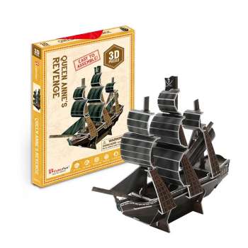 CBF230319 CUBIC FUN PUZZLE QUEEN ANNES REVENGE (MINI) S3031h 