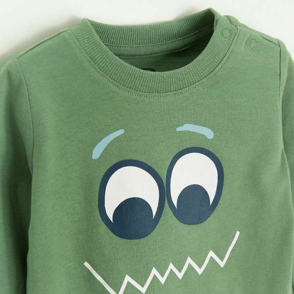 COOL CLUB MAJICA DUG RUKAV OLIVE DREAMVERSE 