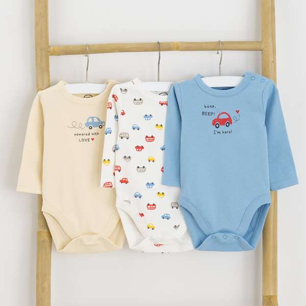 COOL CLUB BODI DUG RUKAV 3KOM MIX DREAMVERSE 