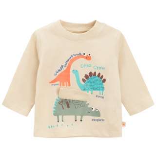 COOL CLUB MAJICA DUG RUKAV LIGHT BEIGE BOTANIC 