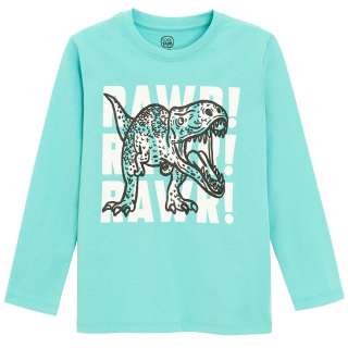 COOL CLUB MAJICA DUG RUKAV TURQUOISE BOTANIC