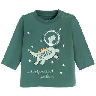 COOL CLUB MAJICA DUG RUKAV DARK GREEN 