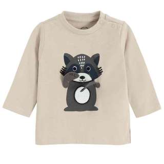 COOL CLUB MAJICA DUG RUKAV BEIGE 