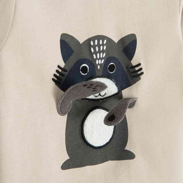 COOL CLUB MAJICA DUG RUKAV BEIGE 